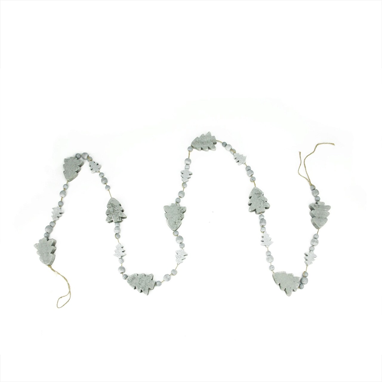 Napa Home & Garden 6' x 2" Alpine Chic Beaded Artificial Christmas Garland - Unlit